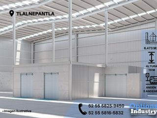 Rent of industrial warehouse in Tlalnepantla