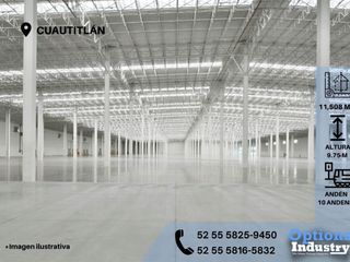 Rent industrial warehouse in Cuautitlán
