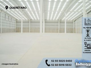 Industrial warehouse available for rent in Querétaro