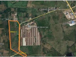 Terreno venta 68.5 hectáreas zona cercana Parque Industrial Santa Rita Veracruz