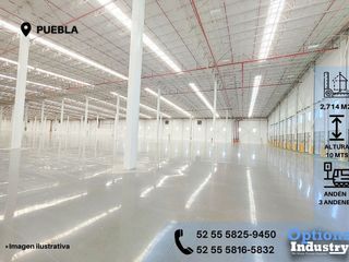 Renta bodega industrial en Puebla