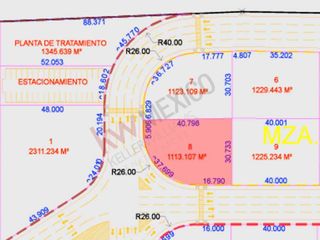 Terreno en venta de 1,113 m² dentro del Parque Industrial Polígono Empresarial Buenavista a solo 3 minutos del PIQ.