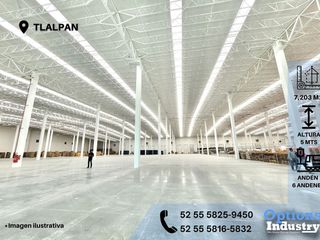 Incredible industrial warehouse for rent in Tlalpan