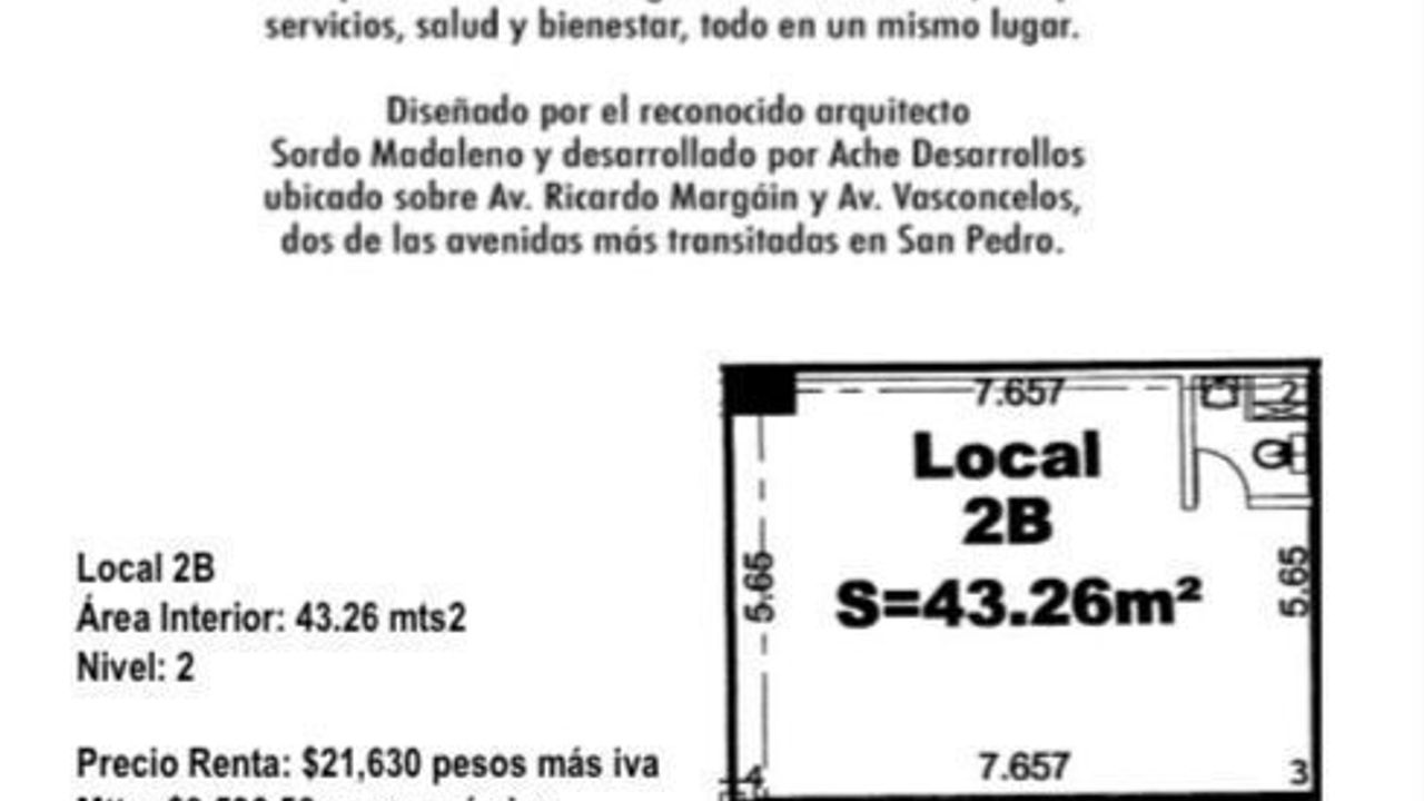 LOCAL COMERCIAL EN RENTA ( PLAZA CHROMA) SPGG N.L