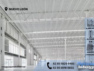 Industrial warehouse rental in Nuevo León