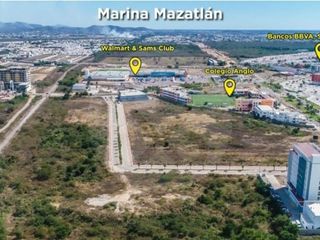 Terreno residencial en venta en Fraccionamiento Marina Mazatlán