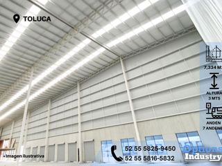 Incredible industrial warehouse rental in Toluca