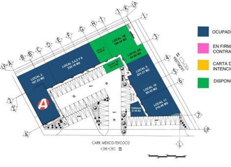 Local Comercial en Renta de 94 m2 en Carretera México Texcoco, Col