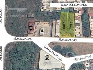 Renta de Terreno Comercial con 1,702 m2 en Avenida Rio Calzadas, Fracc. Santa Isabel, Coatzacoalcos, Ver.