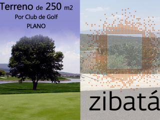Hermoso terreno PLANO de 250 m2, En Zibata, cerca al Club de Golf.-