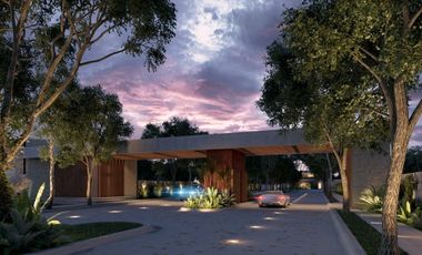 Terrenos Residenciales en venta Chablekal, Mérida con casa club