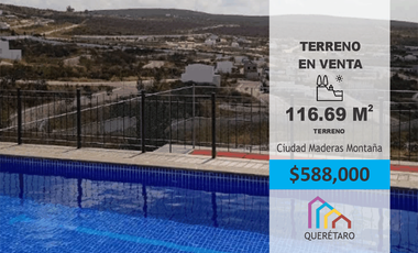 Venta de Terreno en Ciudad Maderas Montaña