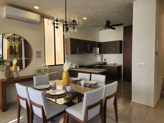 Casa en Pre venta- Privada Nativa- Mod 136 Plus, Z Norte Conkal, Mérida Yuc.