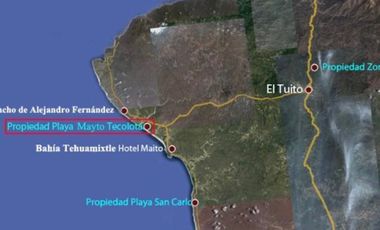 Terreno en Venta en Playa Mayto , El Tuito, Cabo corrientes, Jalisco