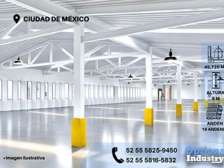 Industrial warehouse rental in Mexico City