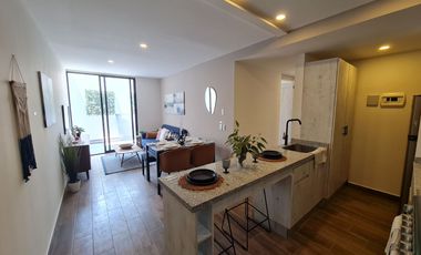 Departamento de lujo en venta con 2 habitaciones, 2 baños + 1 estacionamiento.