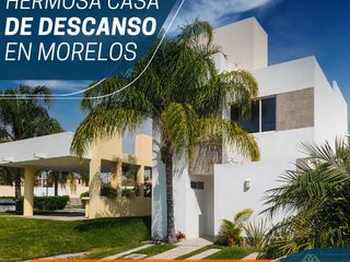 Venta de casas en Morelos con alberca 3 recamaras con sports club y laguna