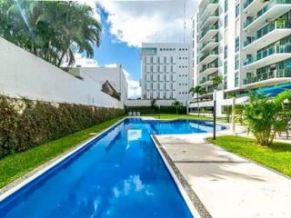 Renta departamento en Cancun Residencial Cobalto 2 recamaras