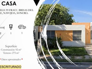 Casa En Venta En Brisas del Valle Navojoa Sonora