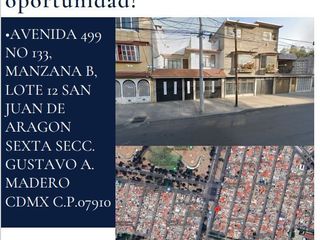 EA CASA EN VENTA DE RECUPERACION BANCARIA UBICADA EN Avenida 499 133, San Juan de Aragón VI Sección, Ciudad de México, CDMX, México