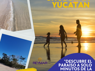 Terreno a 15 min de las hermosas playas de Chuburna YUcatan