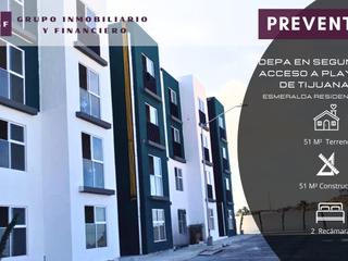 DEPARTAMENTO EN VENTA EN 2DO ACCESO A PLAYAS | ESMERALDA RESIDENCIAL | 2 REC