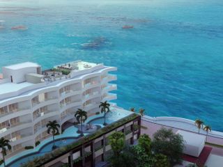 Penthouse con vista al mar, rooftop, cine, pre-construcción, Malecón, Cozumel