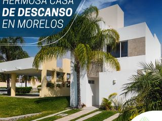 Casas en venta en Morelos con alberca 3 recamaras gimnasio laguna Cascadas Cocoyoc
