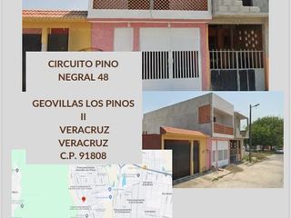 CASA EN VENTA DE REMATE Pino Negral 48, Fraccionamiento Geovillas los Pinos, Veracruz, México