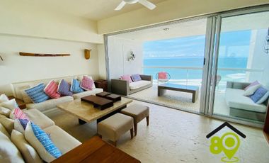 Departamento con playa de 4 recámaras en Acapulco