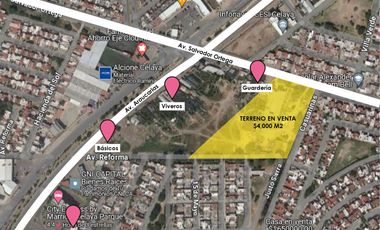 TERRENO EN VENTA EN AVENIDA SALVADOR ORTEGA