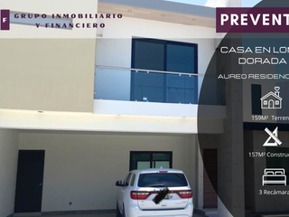 CASA EN PREVENTA EN LOMA DORADA | AUREO RESIDENCIAL | 159M2 | 3REC