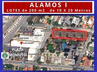 Terreno Álamos 1 atrás Plaza Momoto, de 10 x 20 metros total 200 m2 SUPER  OPORTUNIDAD
