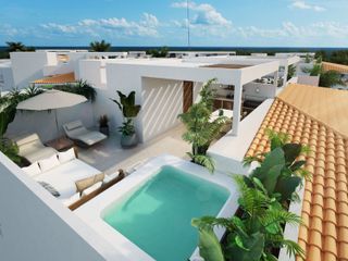 Departamento de 4 habitaciones + rooftop propio en Puerto Aventuras, con acceso al mar.