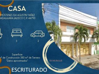 EXCELENTE OPORTUNIDAD DE CASA DE RECUPERACION BANCARIA YA ESCRITURADA EN: GUADALAJARA JALISCO/MCRC