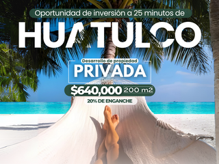 𝗧𝗲𝗿𝗿𝗲𝗻𝗼𝘀 𝗿𝗲𝘀𝗶𝗱𝗲𝗻𝗰𝗶𝗮𝗹𝗲𝘀 a 25 minutos de Huatulco  con ¡Posesión inmediata! 🏡 desde $640,000.00 mxn