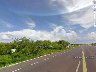 Terreno en renta en carretera Mérida-Progreso servicio de energía electrica a 50 mts
