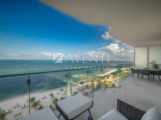 Departamento amueblado en venta en Sls Beach Residences en Cancún, Quintana Roo.