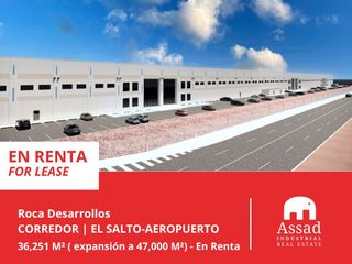 Bodega Industrial de 36,251 m² (Expansión a 47,000 M²) en Renta
