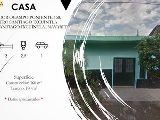 EA CASA EN VENTA DE RECUPERACION BANCARIA UBICADA EN Melchor Ocampo 158, Centro, Santiago Ixcuintla, Nayarit, México