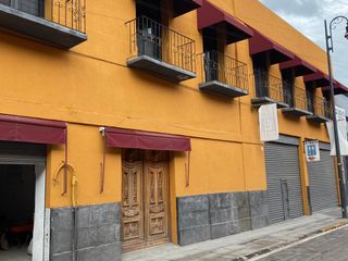 Propiedad comercial en Renta Centro de Puebla con bodega y locales