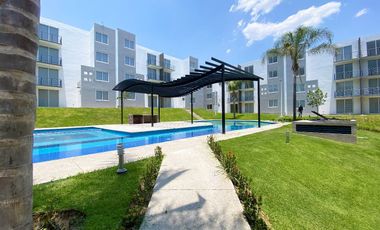 VENTA DE DEPARTAMENTO EN RESIDENCIAL CON ALBERCA EN TLAYACAPAN