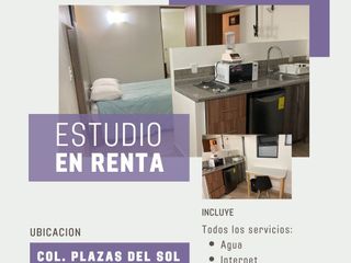 Renta de loft servicios incluidos zona centrica Queretaro