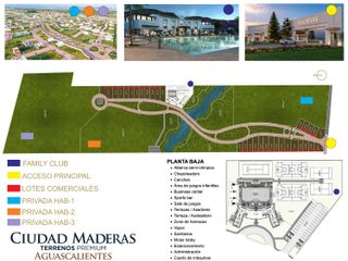 Venta Terrenos en Cd Maderas Aguascalientes , con 7,000 Metros de Amenidades Family Club Canchas de Padel