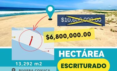 Hectárea en VENTA EN LA PLAYA