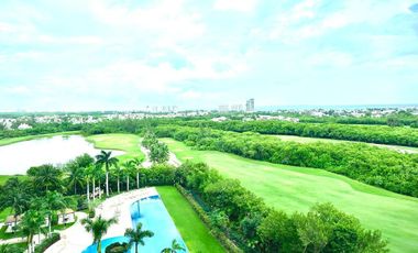 VENTA DEPARTAMENTO SKY Vista al campo de golf, Puerto Cancún y al mar