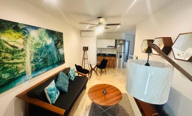 ESTUDIO EN VENTA EN PLAYA DEL CARMEN, 1 HABITACION. AMUEBLADO Y EQUIPADO, ENTREGA INMEDIATA