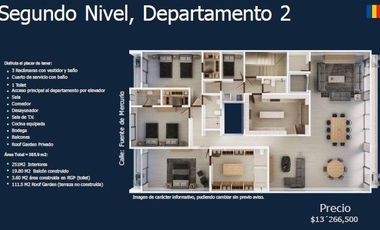 EXCLUSIVOS DEPARTAMENTOS EN VENTA CON ROOF GARDEN PRIVADO