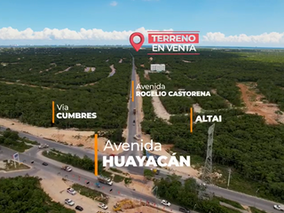 Terreno en venta en una zona de alta plusvalía, perfecto para inversionistas en Cancún, Quintana Roo
