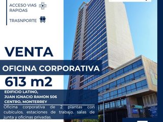 VENTA OFICINA CENTRO MONTERREY -  EDIFICIO LATINO